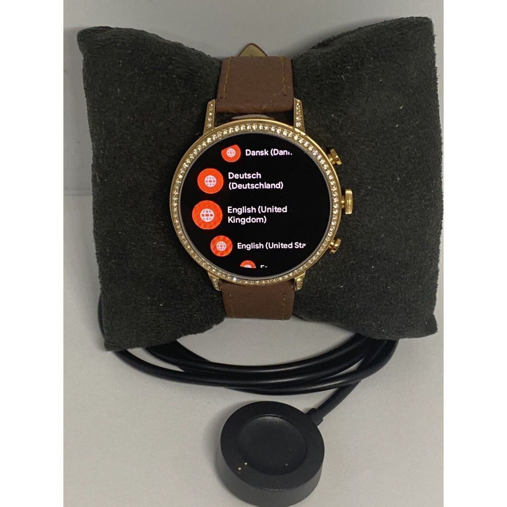 Fossil Gen 4 Authentic Digital Dial Smart Watch Custom Band FTW6015 AB608
